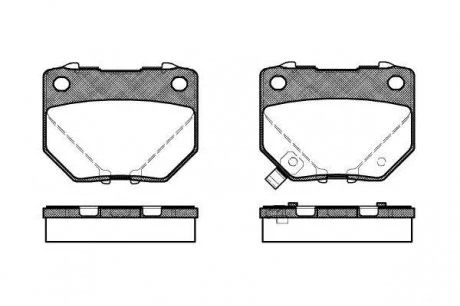 Гальмівні колодки дискові 2365.21 ROADHOUSE 236521