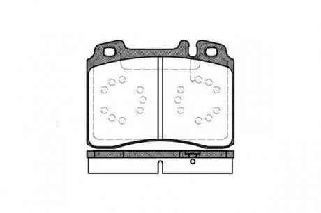 Гальмівні колодки дискові 2379.00 ROADHOUSE 237900