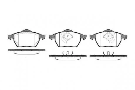 Гальмівні колодки дискові 2390.20 ROADHOUSE 239020
