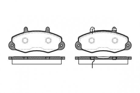Колодки тормозные дисковые, к-кт. ROADHOUSE 239102