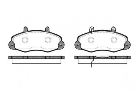 Гальмівні колодки дискові 2391.02 ROADHOUSE 239102
