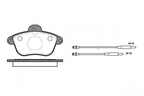 Гальмівні колодки дискові 2401.04 ROADHOUSE 240104