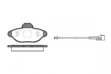 Гальмівні колодки дискові 2414.01 ROADHOUSE 241401