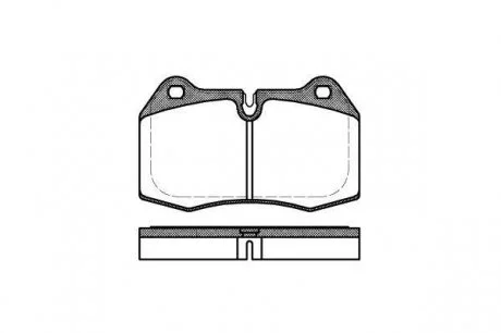 Гальмівні колодки дискові 2441.00 ROADHOUSE 244100