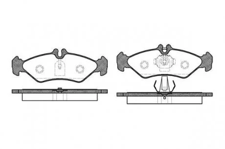 Гальмівні колодки дискові 2579.00 ROADHOUSE 257900