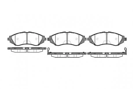 Колодки тормозные дисковые, к-кт. ROADHOUSE 264502