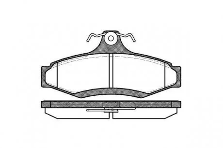 Колодки тормозные дисковые, к-кт. ROADHOUSE 264610