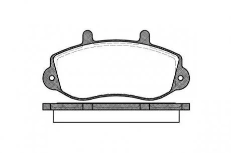 Гальмівні колодки дискові 2677.00 ROADHOUSE 267700
