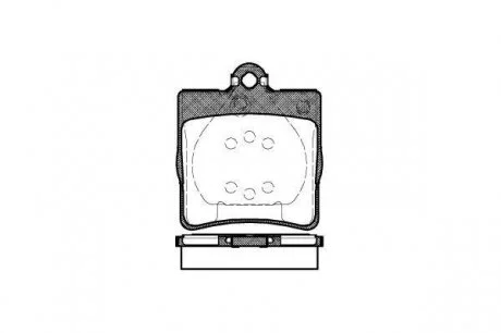 Гальмівні колодки дискові 2678.00 ROADHOUSE 267800