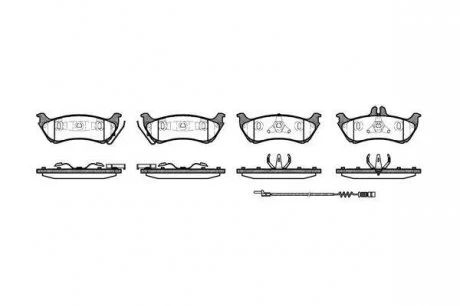 Гальмівні колодки дискові 2698.11 ROADHOUSE 269811