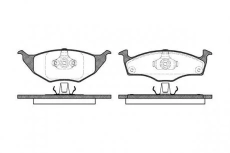 Гальмівні колодки дискові 2718.00 ROADHOUSE 271800