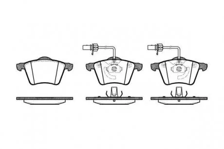 Гальмівні колодки дискові 2721.02 ROADHOUSE 272102