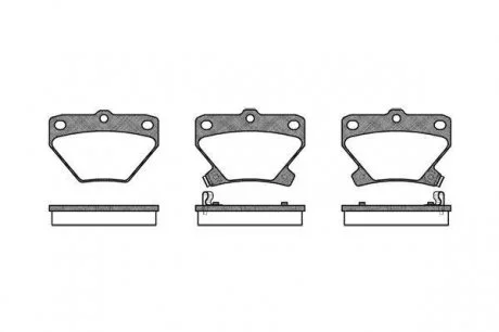 Гальмівні колодки дискові 2741.02 ROADHOUSE 274102