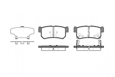 Гальмівні колодки дискові 2746.62 ROADHOUSE 274662