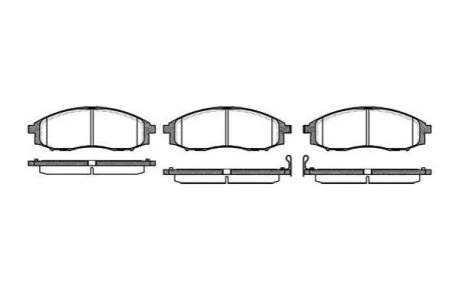 Гальмівні колодки дискові 2748.02 ROADHOUSE 274802