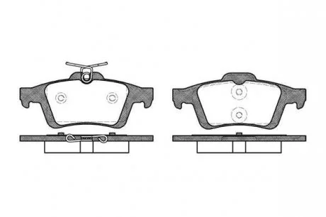 Гальмівні колодки дискові 2842.30 ROADHOUSE 284230