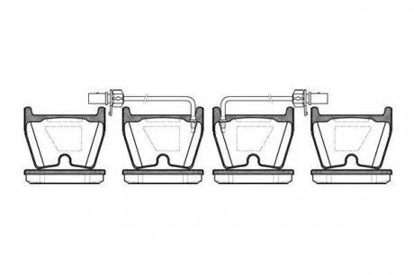 Гальмівні колодки дискові 2896.02 ROADHOUSE 289602
