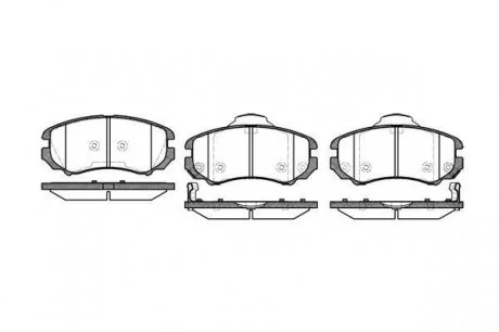 Гальмівні колодки дискові 2953.02 ROADHOUSE 295302