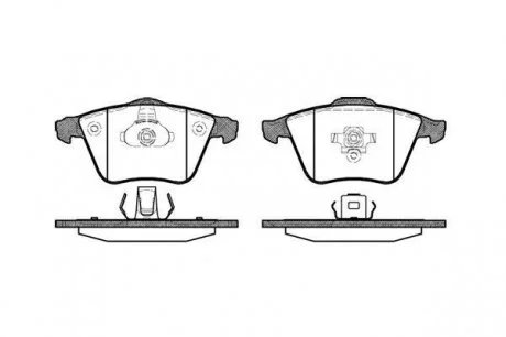 Гальмівні колодки дискові 2964.20 ROADHOUSE 296420