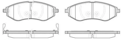 Гальмівні колодки дискові 2986.02 ROADHOUSE 298602