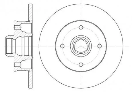 Гальмівний диск 6024.00 ROADHOUSE 602400