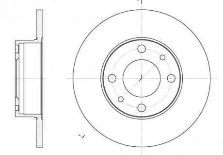 Гальмівний диск 6030.00 ROADHOUSE 603000
