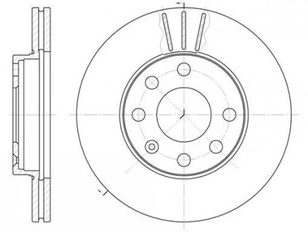 Гальмівний диск 6061.10 ROADHOUSE 606110