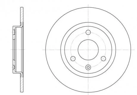 Гальмівний диск 6070.00 ROADHOUSE 607000