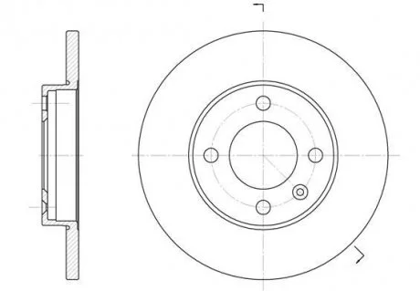 Гальмівний диск 6088.01 ROADHOUSE 608801