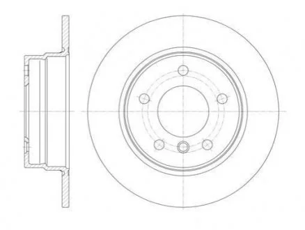 Гальмівний диск 61013.00 ROADHOUSE 6101300