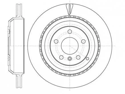 Гальмівний диск 61031.10 ROADHOUSE 6103110