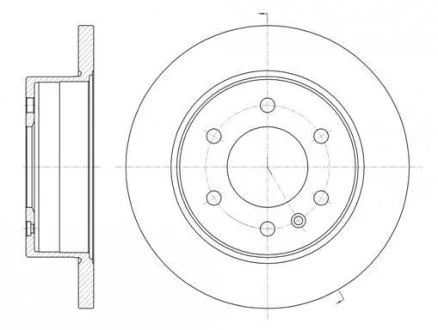 Гальмівний диск 61035.00 ROADHOUSE 6103500