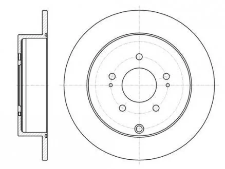 Гальмівний диск 61098.00 ROADHOUSE 6109800
