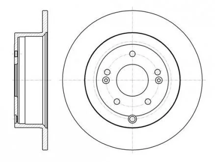 Гальмівний диск 61106.00 ROADHOUSE 6110600
