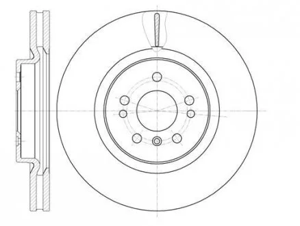 Гальмівний диск 61165.10 ROADHOUSE 6116510