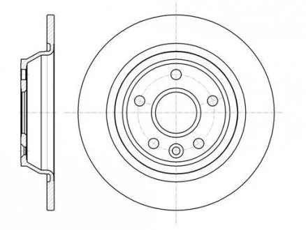 Гальмівний диск 61167.00 ROADHOUSE 6116700