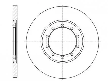 Гальмівний диск 61201.00 ROADHOUSE 6120100