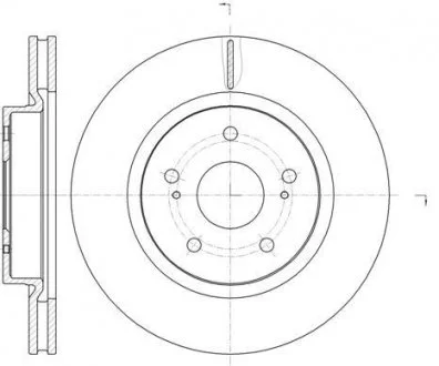 Гальмівний диск 61212.10 ROADHOUSE 6121210