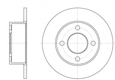 Тормозной диск ROADHOUSE 612200