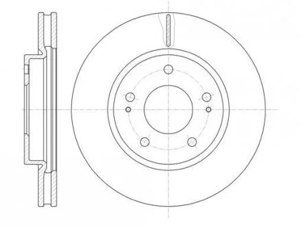 Гальмівний диск 61229.10 ROADHOUSE 6122910