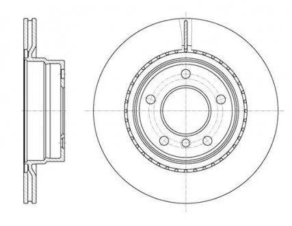 Гальмівний диск 61231.10 ROADHOUSE 6123110
