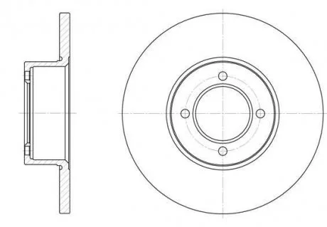 Гальмівний диск 6127.00 ROADHOUSE 612700