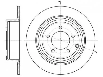 Гальмівний диск 61290.00 ROADHOUSE 6129000