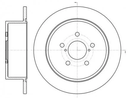 Тормозной диск ROADHOUSE 6130000
