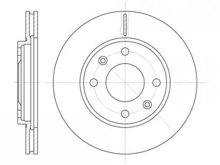 Гальмівний диск 6131.10 ROADHOUSE 613110