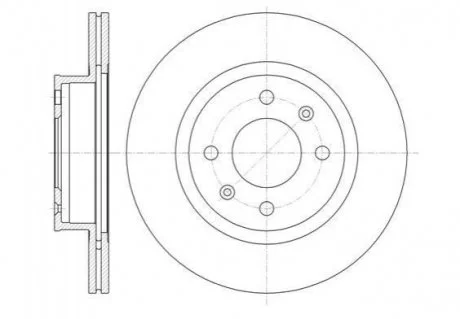 Гальмівний диск 61365.10 ROADHOUSE 6136510