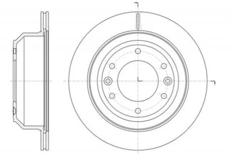 Тормозной диск ROADHOUSE 6139710