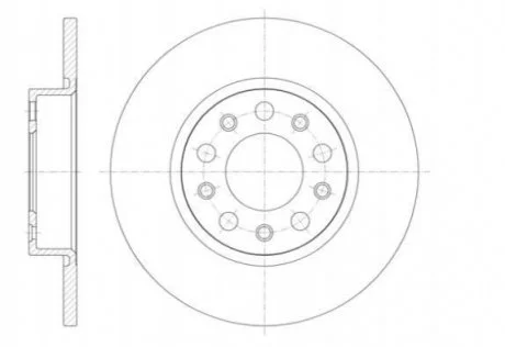 Тормозной диск ROADHOUSE 6142600
