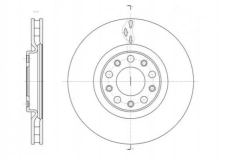 Гальмівний диск 61427.10 ROADHOUSE 6142710