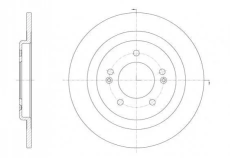 Тормозной диск ROADHOUSE 6143800